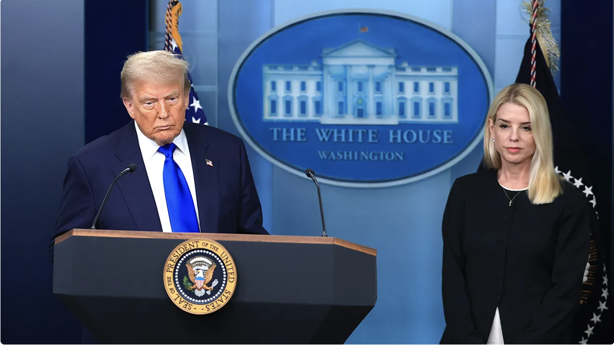 Trump defends Pam Bondi and slams critics “Nobody cares about Jeffrey Epstein”